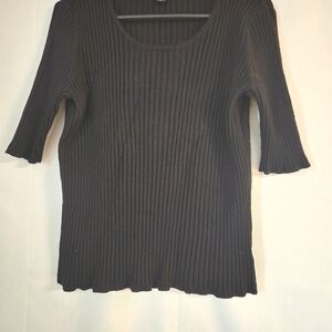 XL Black quarter length sweater